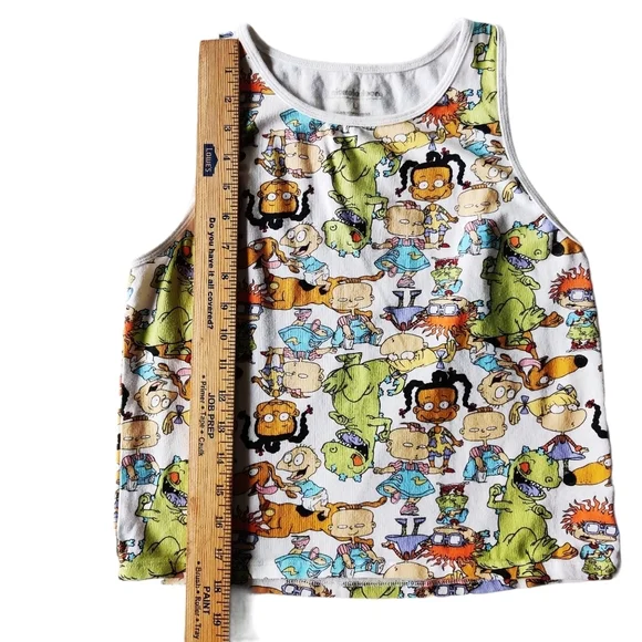 Rugrats all over print cropped tank top - Picture 4 of 4